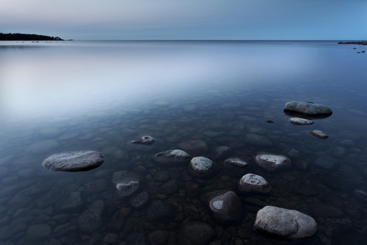 sweden, Evening, Lake, Beach HD Wallpaper Desktop Background