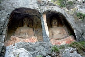 thousand, Buddha, Cliff, In, Shandong, Province, China, Religion, Asian