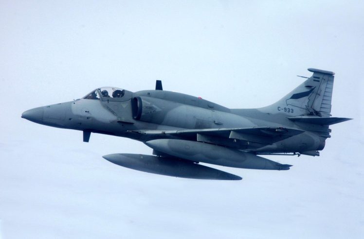 a 4, Skyhawk, Fightinghawk, Argentina, Air, Force HD Wallpaper Desktop Background