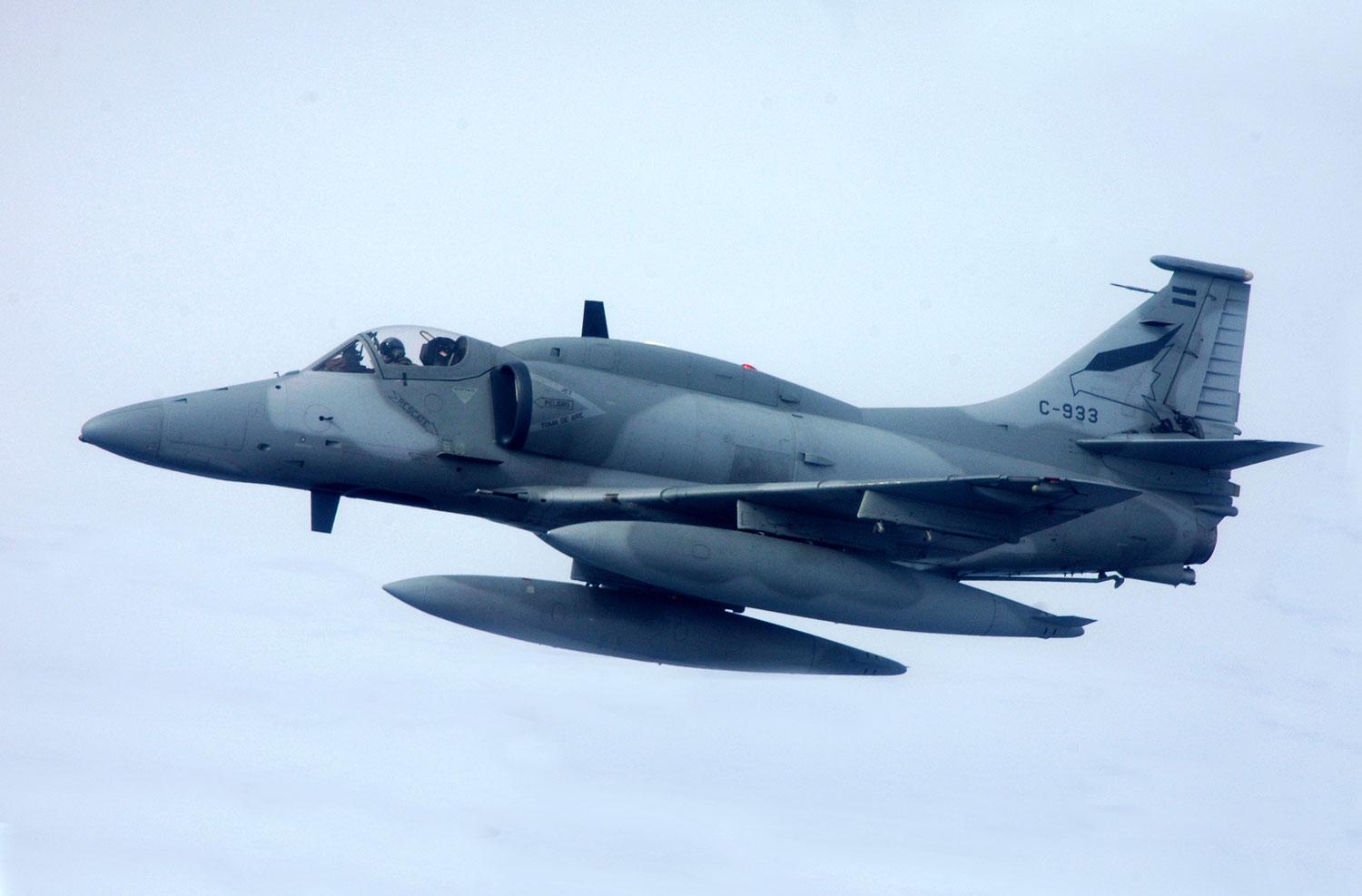 a 4, Skyhawk, Fightinghawk, Argentina, Air, Force Wallpaper