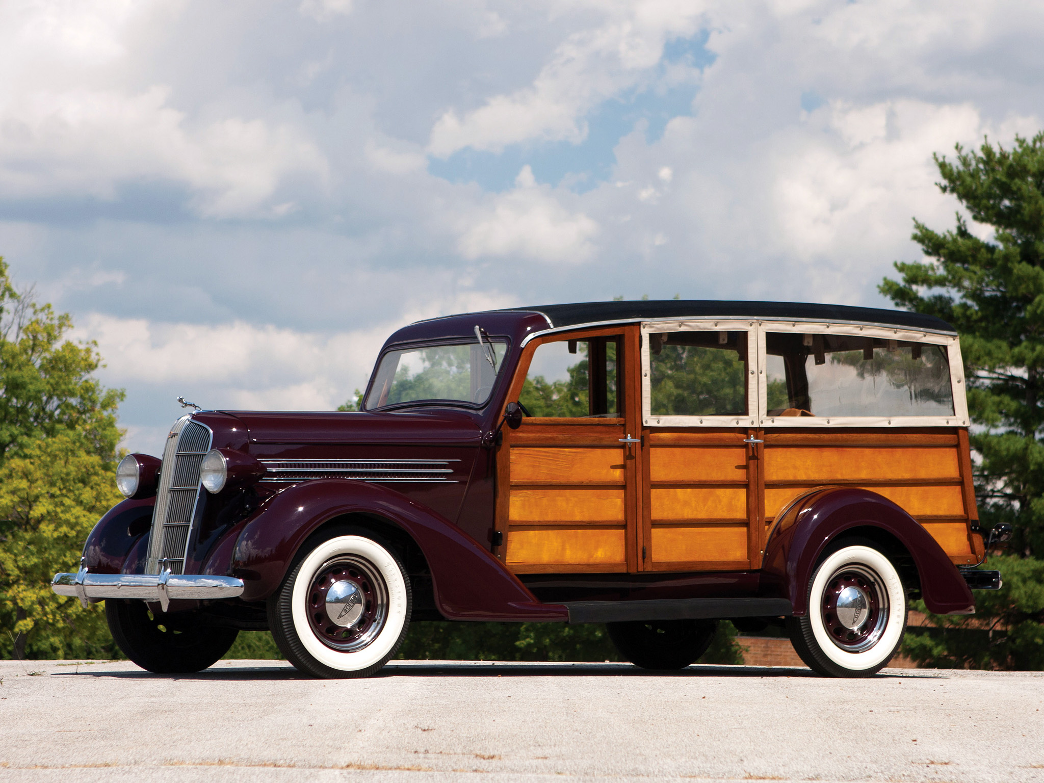 1936, Dodge, Westchester, Suburban, Retro, Stationwagon, Wood Wallpaper