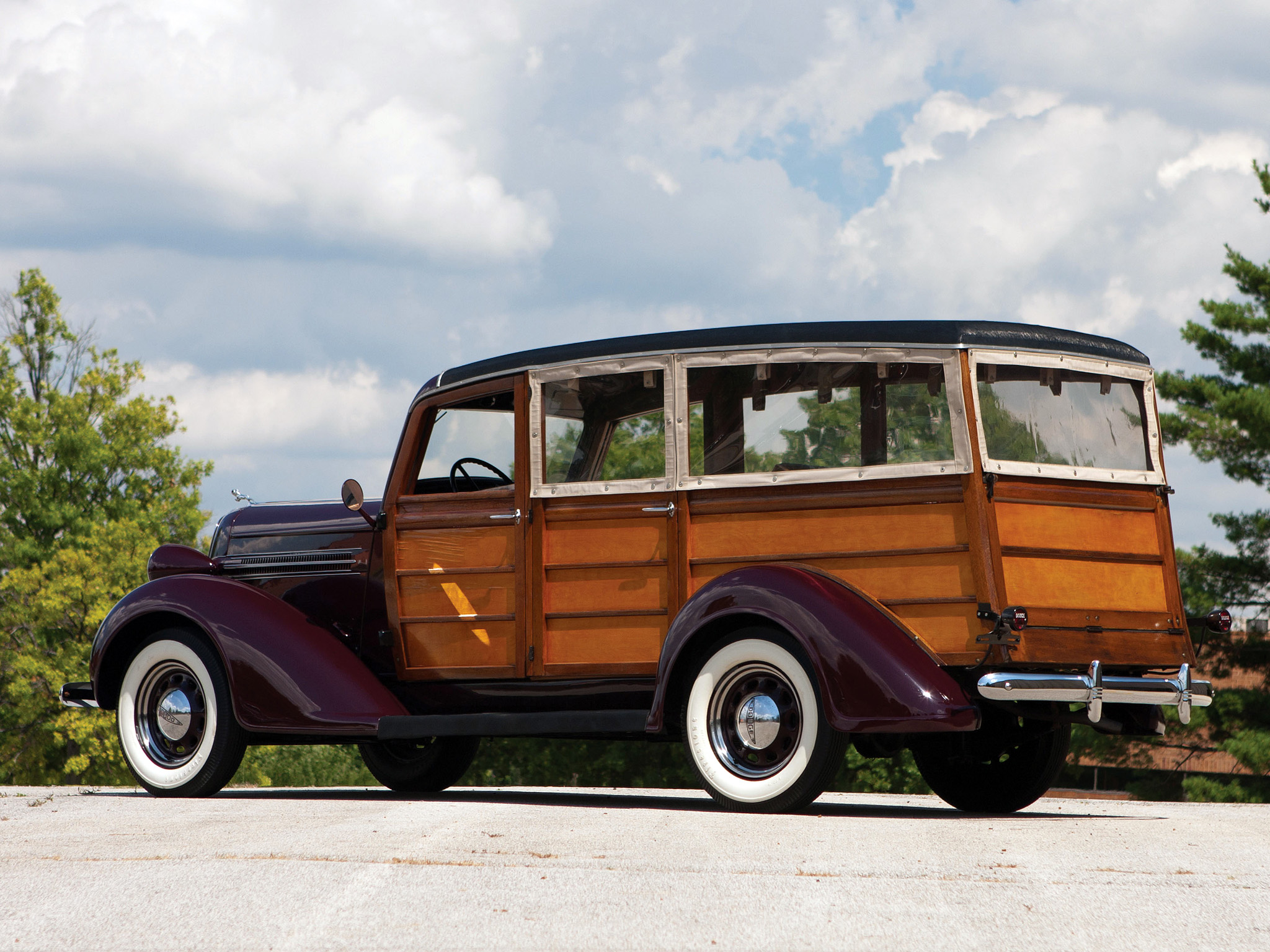 1936, Dodge, Westchester, Suburban, Retro, Stationwagon, Wood Wallpaper
