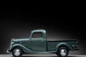 1937, Ford, V8, Deluxe, Pickup, Truck, Retro, V 8