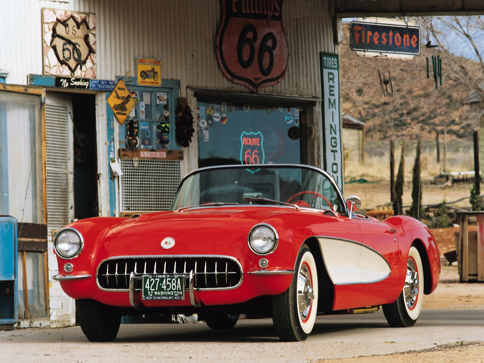 1957, Chevrolet, Corvette, C 1, Supercar, Muscle, Retro Wallpaper
