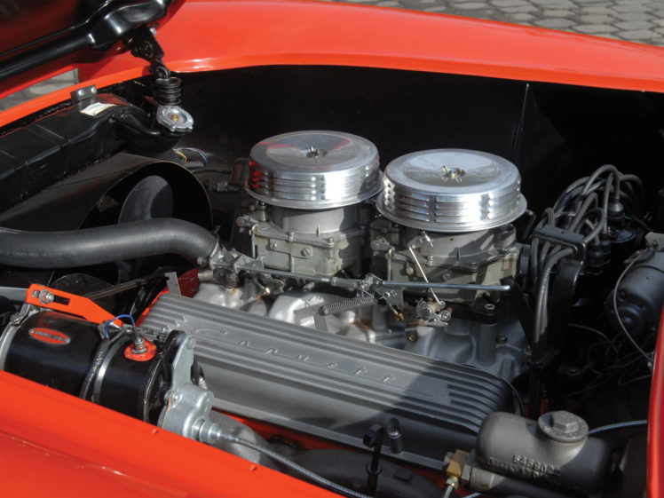 1957, Chevrolet, Corvette, C 1, Supercar, Muscle, Retro, Engine HD Wallpaper Desktop Background
