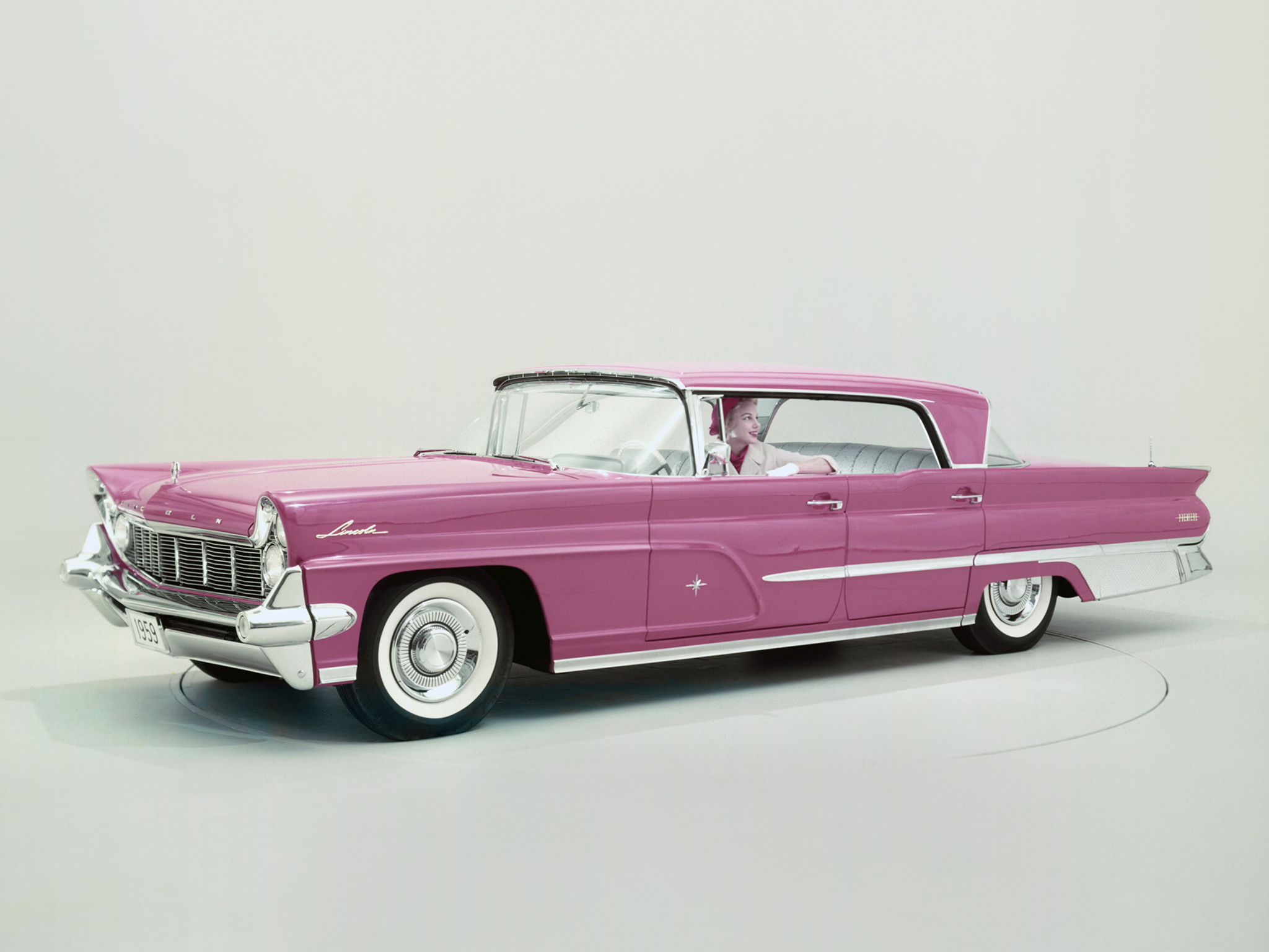 1959, Lincoln, Premiere, Landau, 4 door, Hardtop, 57b, Luxury, Retro Wallpaper