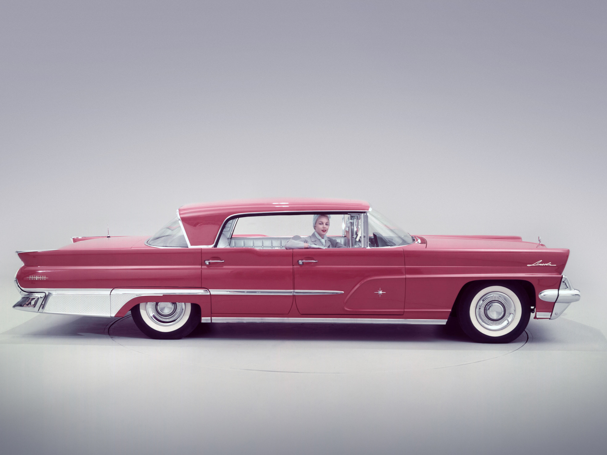 1959, Lincoln, Premiere, Landau, 4 door, Hardtop, 57b, Luxury, Retro Wallpaper