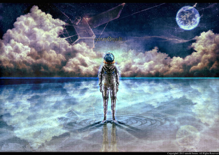 original, Clouds, Earth, Original, Scenic, Sky, Space, Stars, Water HD Wallpaper Desktop Background