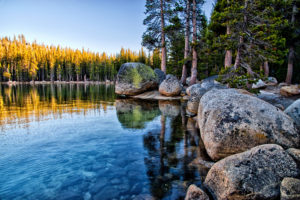 tenaya, Lake, Yosemite, California, Rocks
