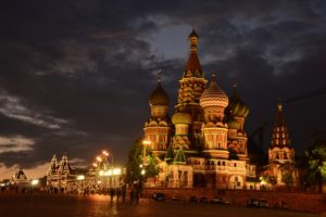 moscow, Russia, St, , Basiland039s, Cathedral, Red, Square, Night, City, Temple, Cathedral
