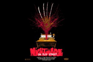 nightmare, On, Elm, Street, Black, Freddy, Krueger, Blood, Bed, Poster, Posters