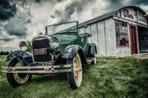 retro, Ford, Hdr