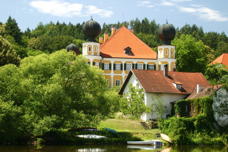 castle, Germany, Ramspau, Bavaria, Cities HD Wallpaper Desktop Background
