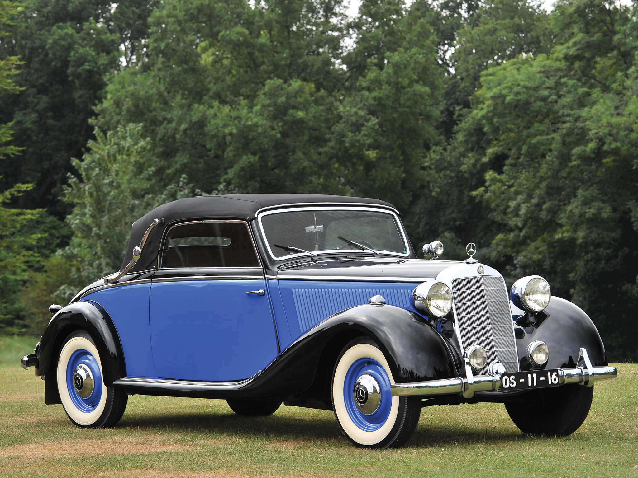 1937, Mercedes, Benz, 230, Cabriolet, A, W143, Luxury, Retro Wallpaper