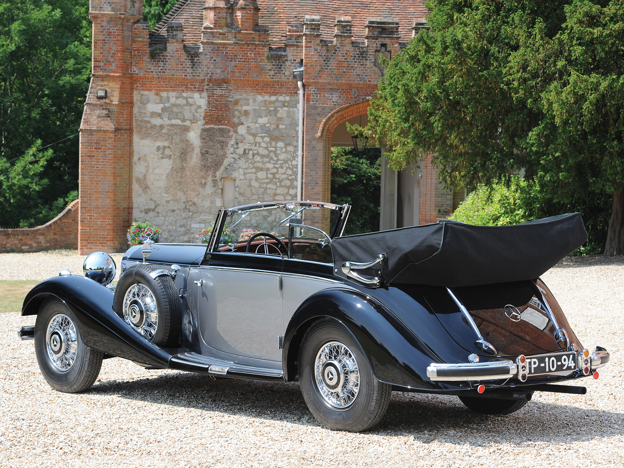 1937, Mercedes, Benz, 540k, Cabriolet, B, Luxury, Retro Wallpaper