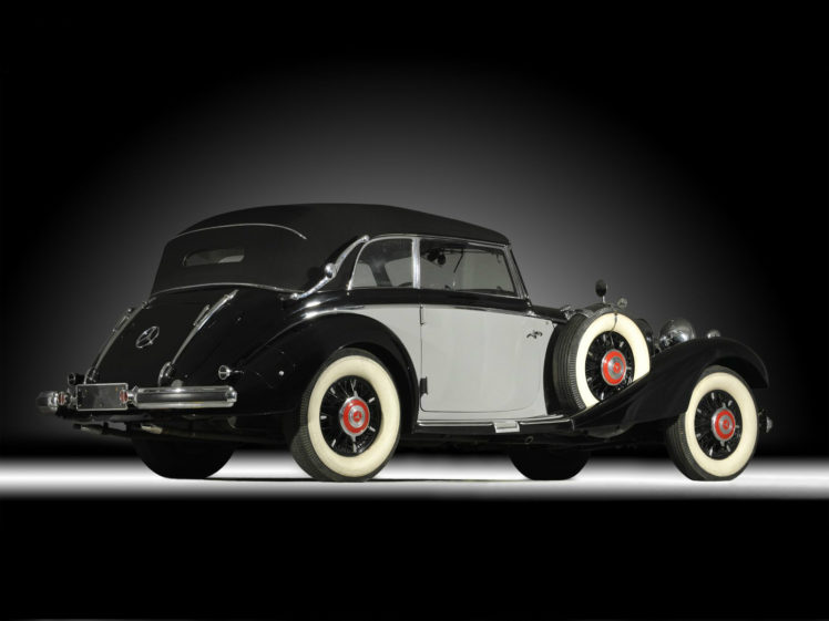 1937, Mercedes, Benz, 540k, Cabriolet, B, Luxury, Retro HD Wallpaper Desktop Background