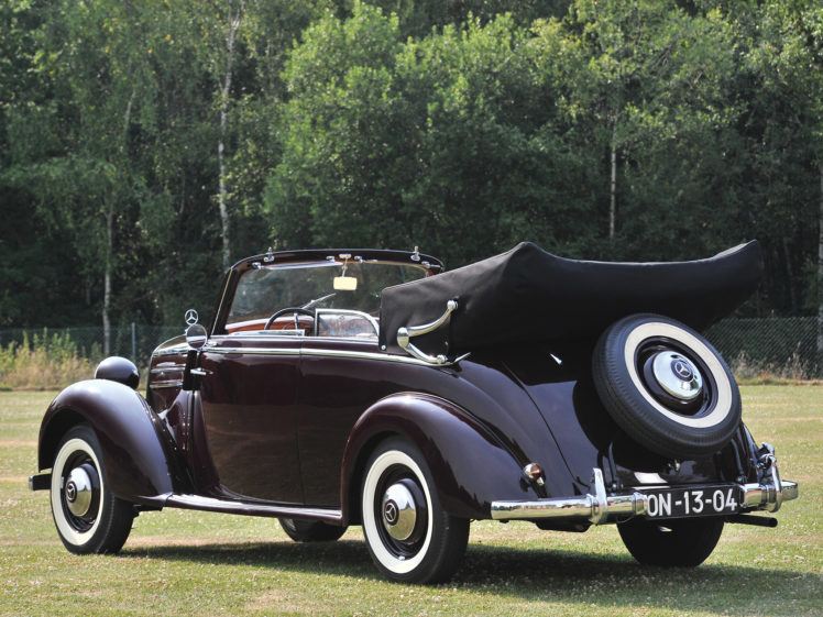 1950, Mercedes, Benz, 170, S, Cabriolet, B, Luxury, Retro HD Wallpaper Desktop Background