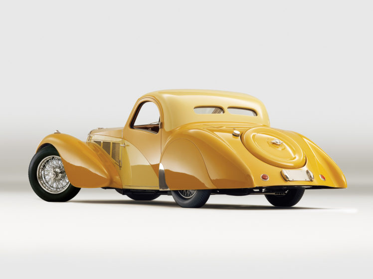 1936, Bugatti, Type, 57sc, Atalante, Luxury, Retro HD Wallpaper Desktop Background