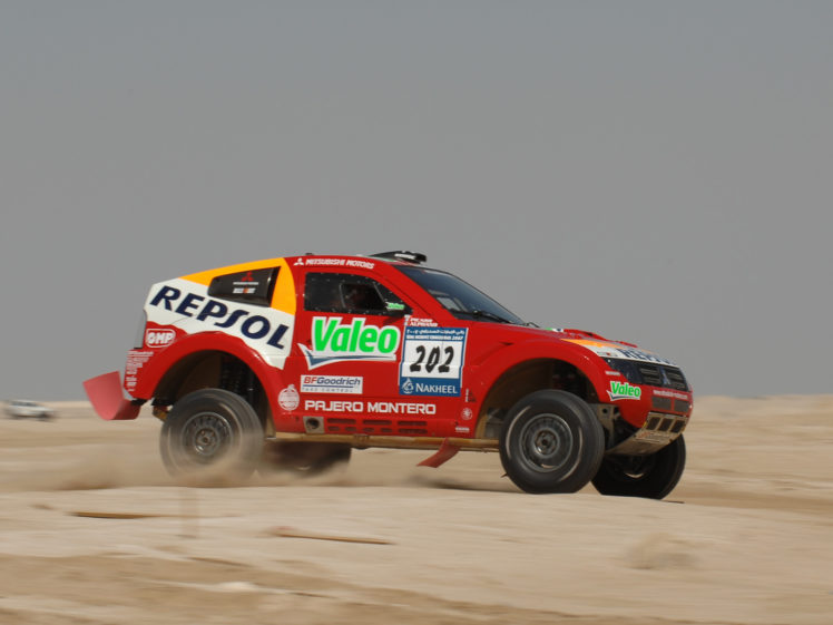 2007, Mitsubishi, Pajero, Montero, Evolution, Mpr13, Dakar, Race, Racing, Suv, Offroad HD Wallpaper Desktop Background