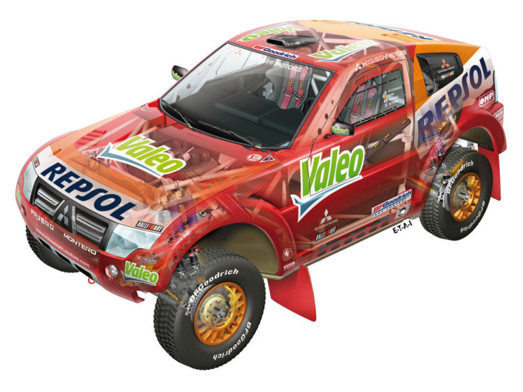 2007, Mitsubishi, Pajero, Montero, Evolution, Mpr13, Dakar, Race, Racing, Suv, Offroad, Interior, Engine HD Wallpaper Desktop Background
