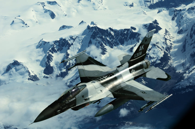 f 16, Fighting, Falcon, Northern, Edge, Alaska, Jet, Jets, Military, Air, Force HD Wallpaper Desktop Background