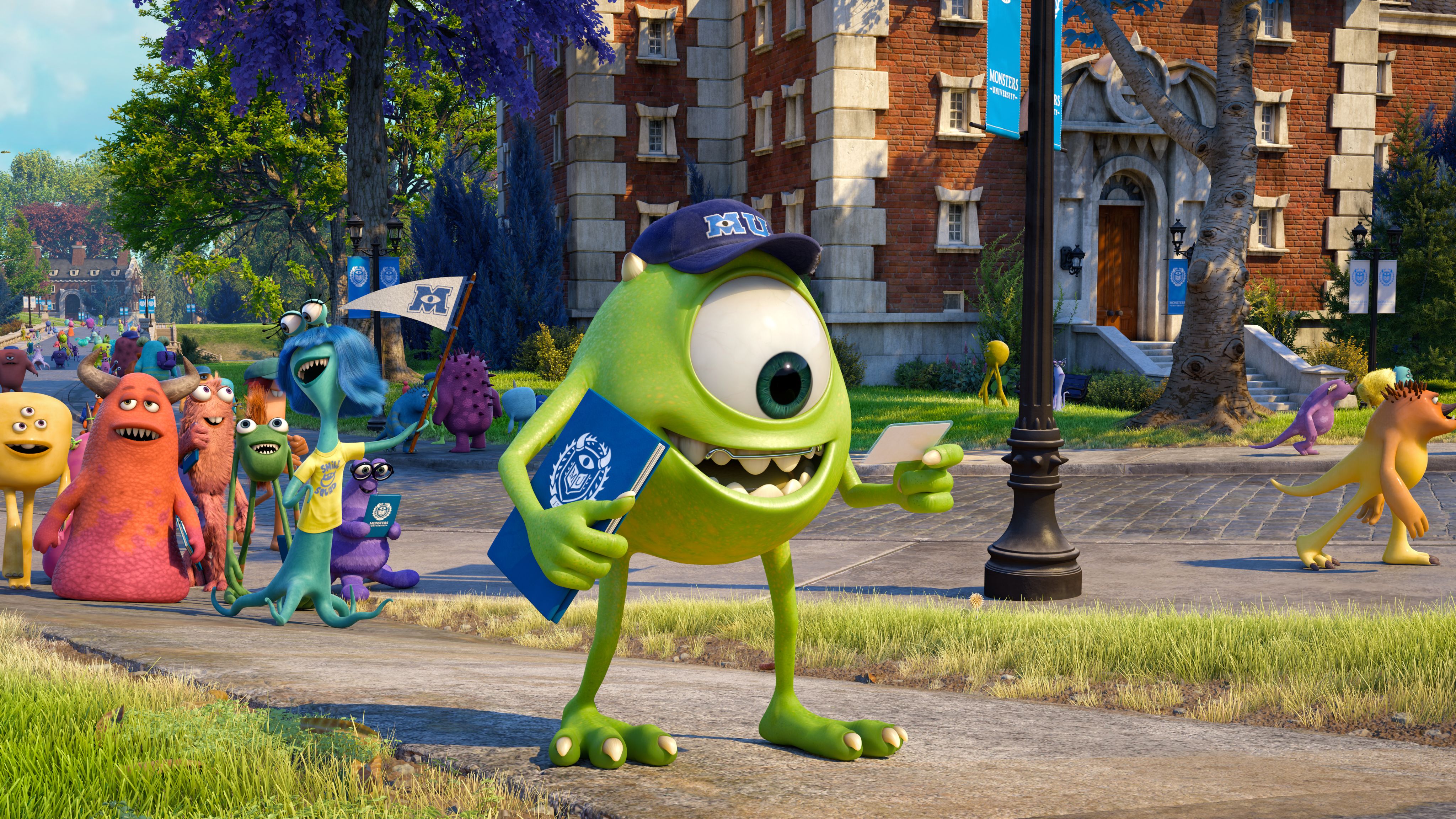 monsters, University, Eyes, Cartoons Wallpaper