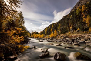 river, Autumn, Nature