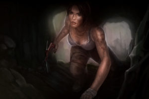tomb, Raider, 2013, Cave, Lara, Croft, Games, Girls