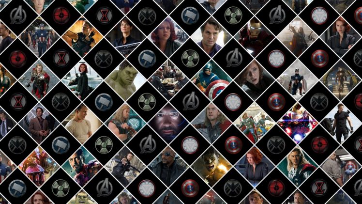 avengers, Marvel, Pattern, Superhero, Comics HD Wallpaper Desktop Background