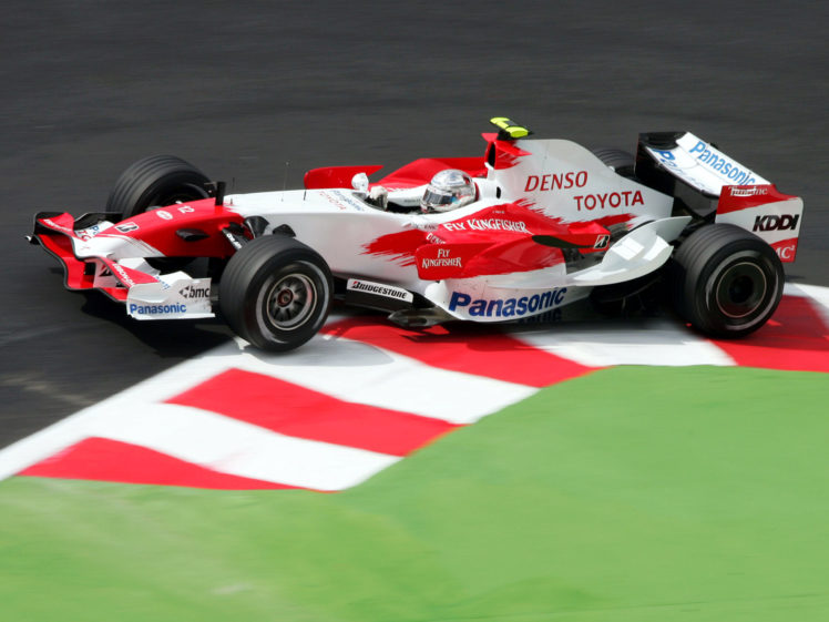 2007, Toyota, Tf107, Formula, One, Formula 1, F 1, Race, Racing, Ff HD Wallpaper Desktop Background