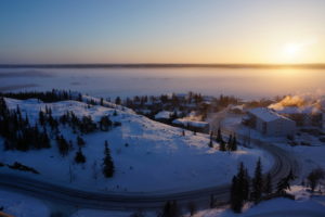 canada, Northwest, Territories, Yellowknife, Winter, Snow, Sunrise, House, Building