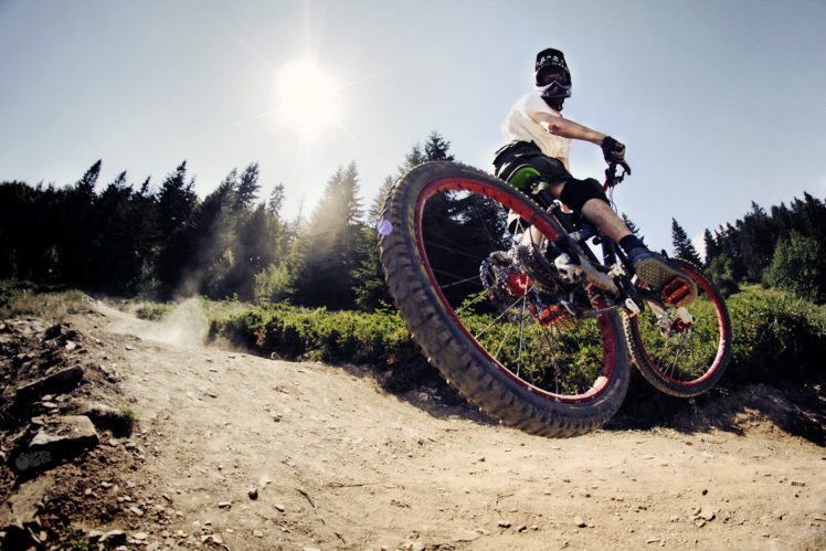 mountain, Bike, Bicycle, Jump, Stop, Action, Sunlight, Race, Racing, Extreme HD Wallpaper Desktop Background