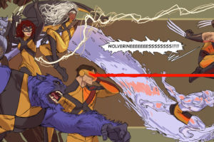 x men, Marvel, Wolverine, Beast, Cyclops, Storm