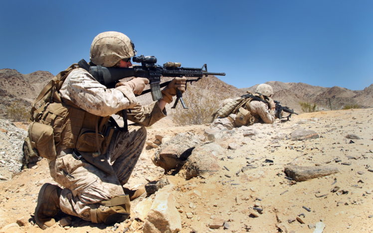 soldiers, Assault, Rifle, Rifles, Army, Weapon, Gun, Military HD Wallpaper Desktop Background