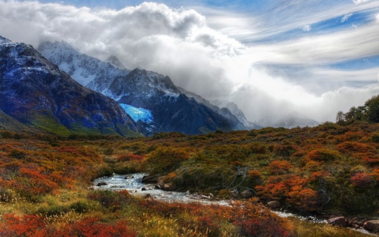 mountains, Clouds, Nature, Valley HD Wallpaper Desktop Background
