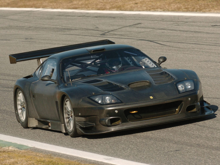 2005, Ferrari, 575, Gtc, Evoluzione, Race, Racing, Supercar, Supercars HD Wallpaper Desktop Background