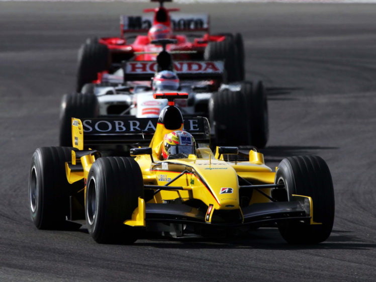 2005, Jordan, Ej15, Formula, One, F 1, Race, Racing HD Wallpaper Desktop Background