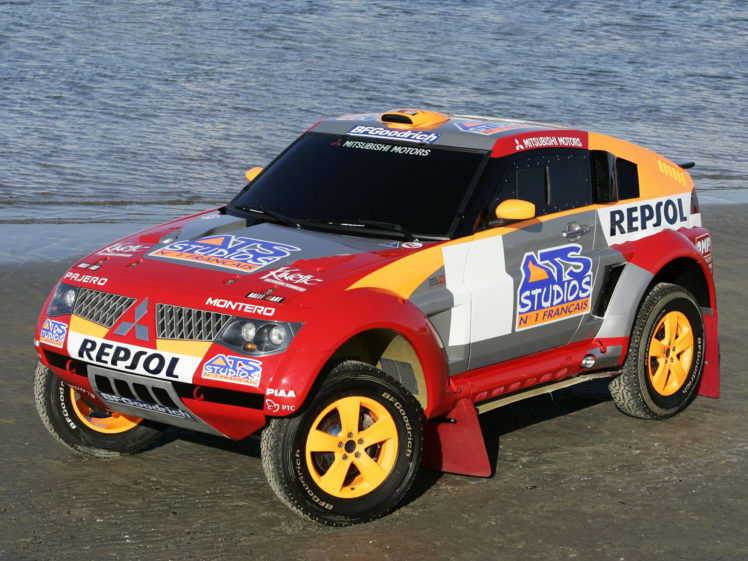2005, Mitsubishi, Pajero, Montero, Evolution, Dakar, Offroad, Awd, Race, Racing HD Wallpaper Desktop Background