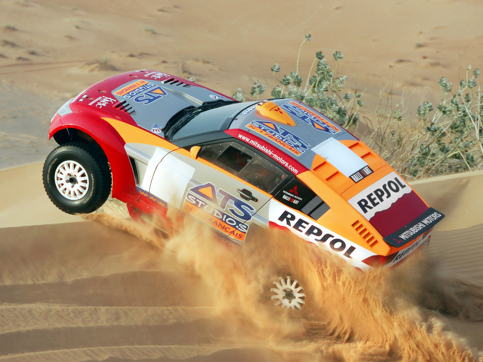2005, Mitsubishi, Pajero, Montero, Evolution, Dakar, Offroad, Awd, Race, Racing Wallpaper