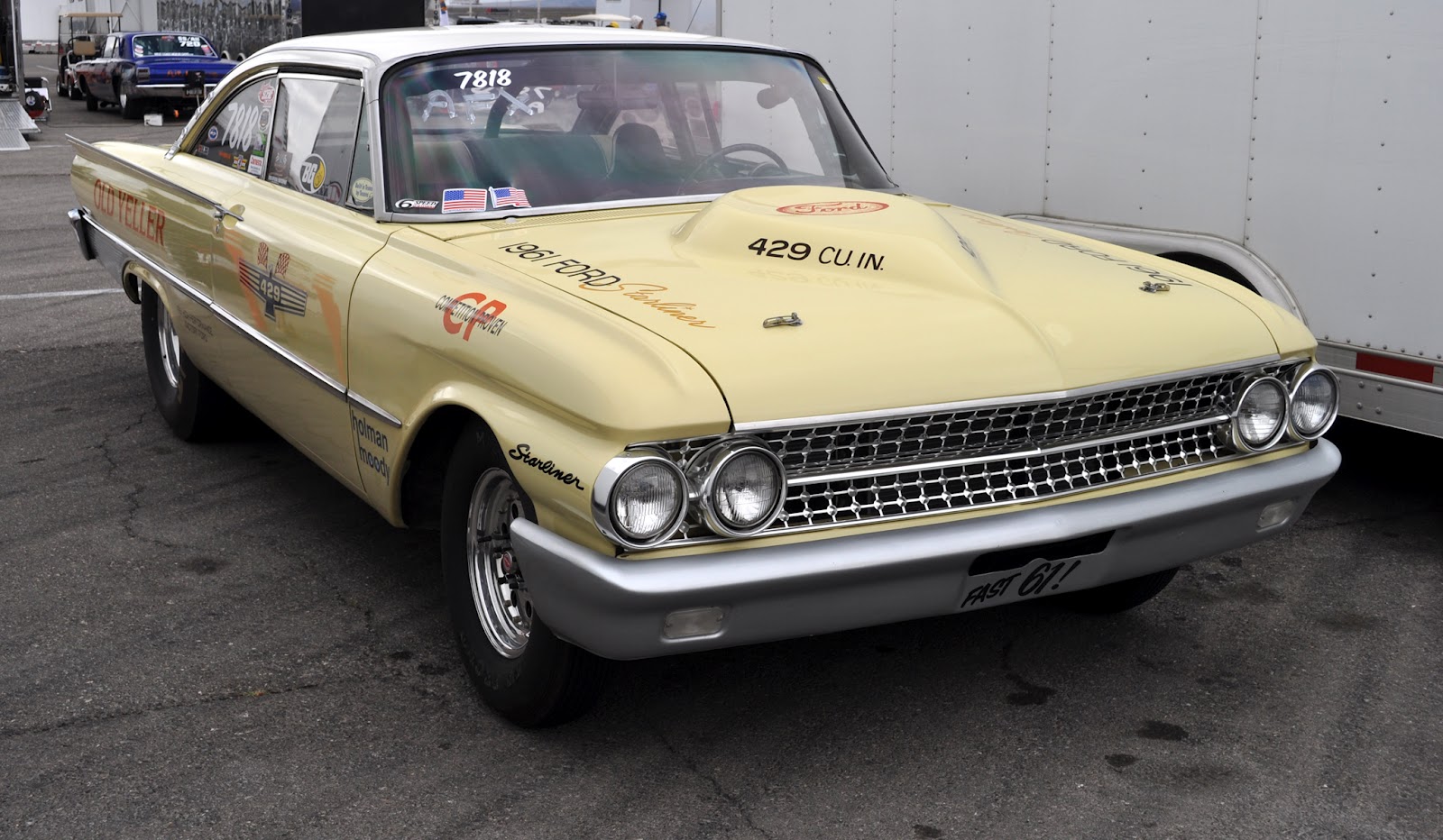 1961, Ford, Galaxy, Starliner, Drag, Racing, Race, Hot, Rod, Rods, Jpg Wallpaper