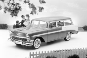 1956, Chevrolet, Bel, Air, Beauville, Stationwagon, Retro