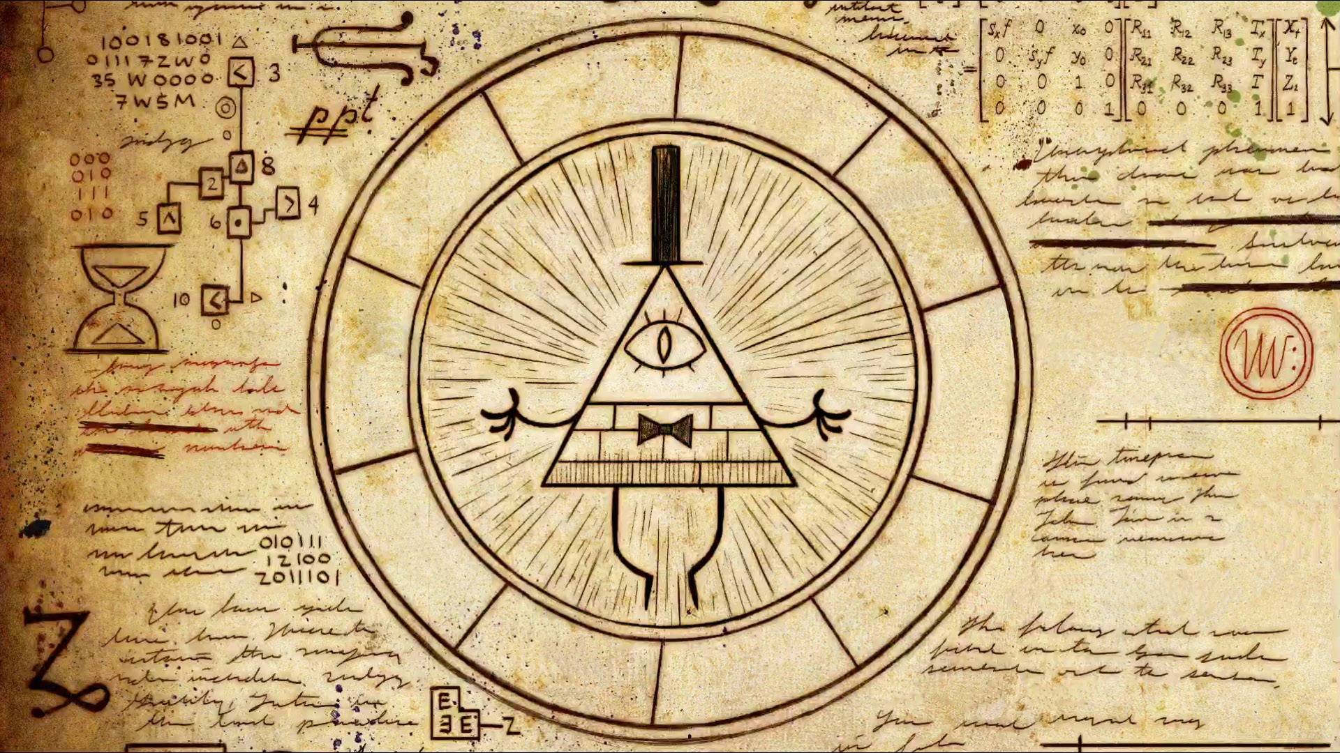 gravity, Falls, Illuminati, Disney, Cartoon, Science Wallpapers HD