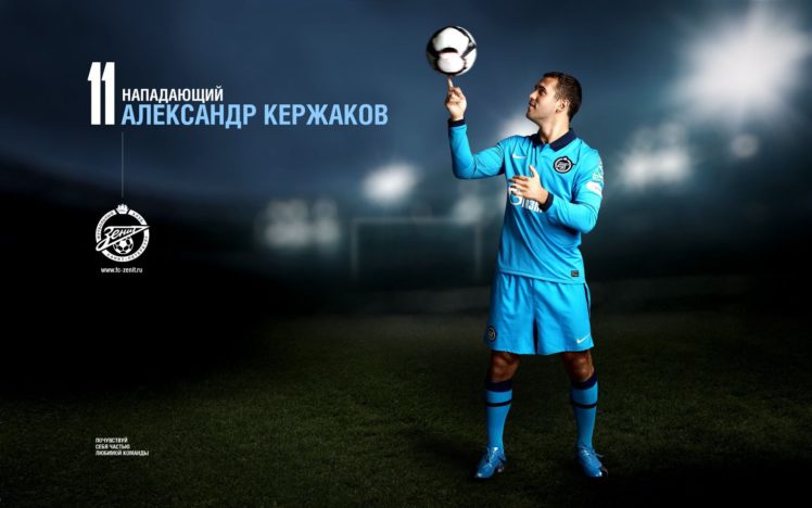 soccer, Fc, Zenit, Alexander, Kerzhakov HD Wallpaper Desktop Background