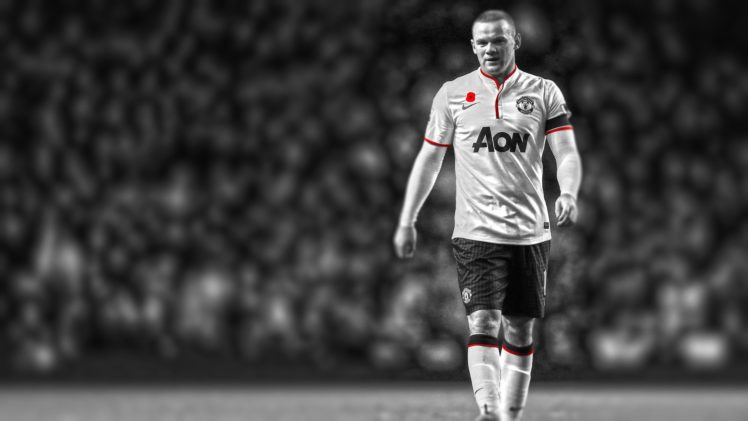 soccer, Wayne, Rooney, Manchester, United HD Wallpaper Desktop Background