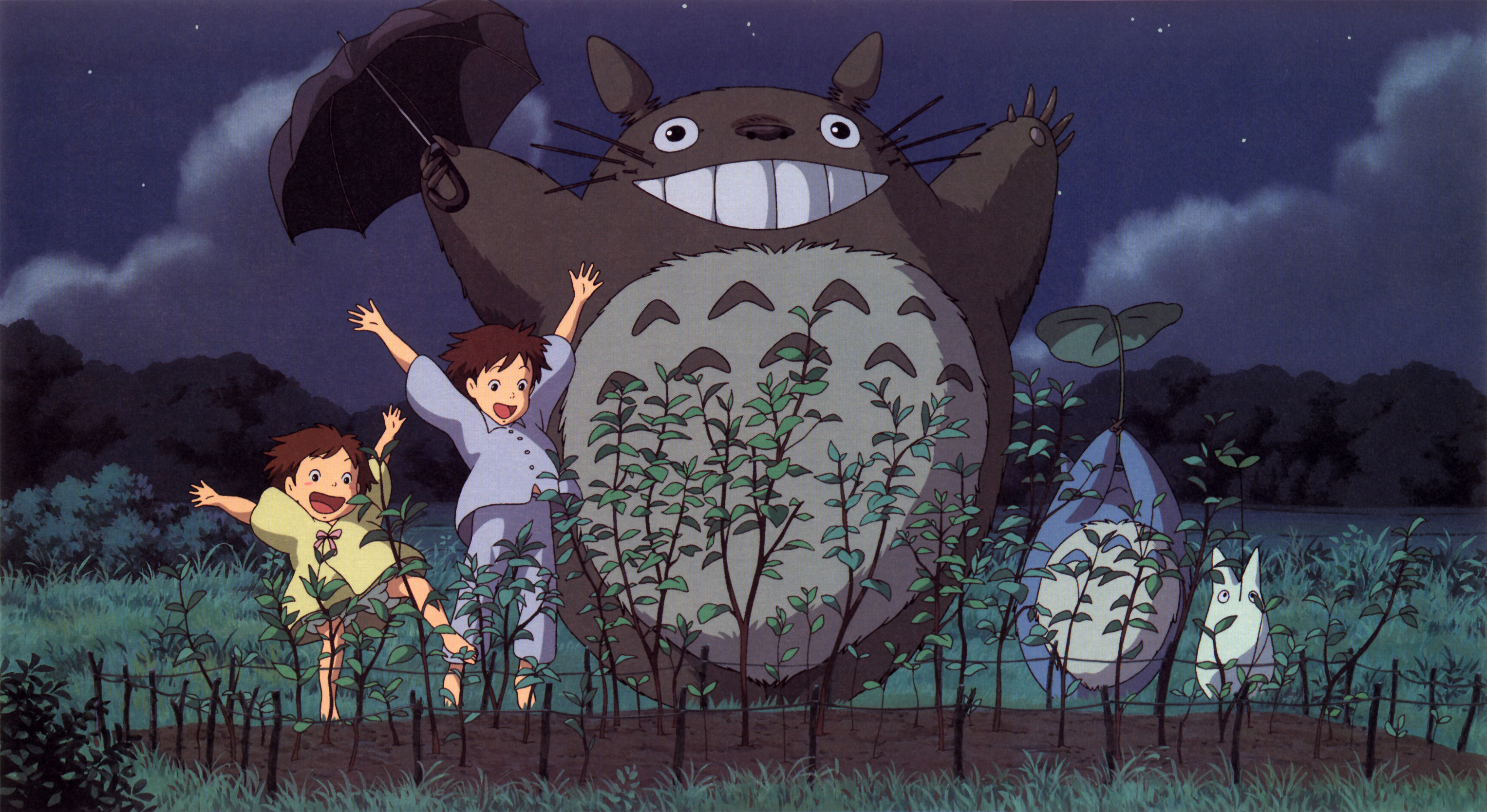 cartoons, Hayao, Miyazaki, Totoro, Animation, My, Neighbour, Totoro, Artwork, Studio, Ghibli, Anime, Manga Wallpaper