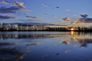 lake, Reflection