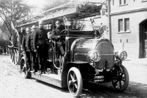 1911, Scania vabis, Firetruck, Emergency, Truck, Retro
