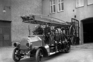 1914, Scania vabis, Firetruck, Retro