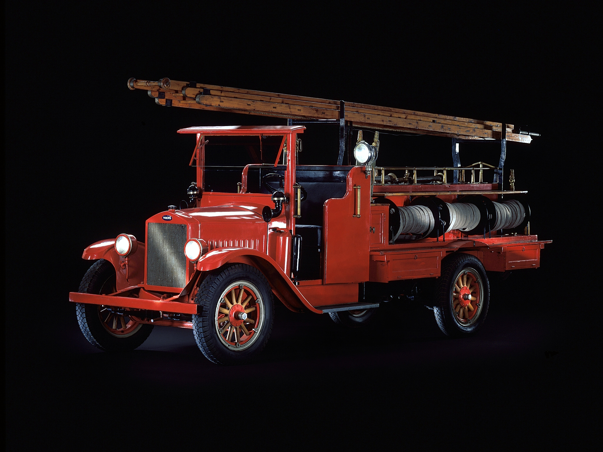 1928, Volvo, Truck, Series 1, Firetruck, Retro Wallpaper