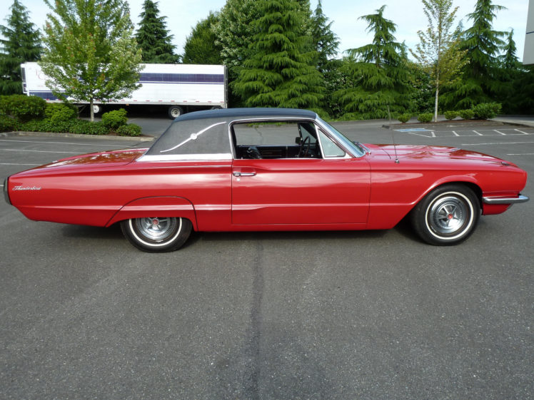 1966, Ford, Thunderbird, Town, Landau, Coupe, 63d, Luxury, Classic HD Wallpaper Desktop Background